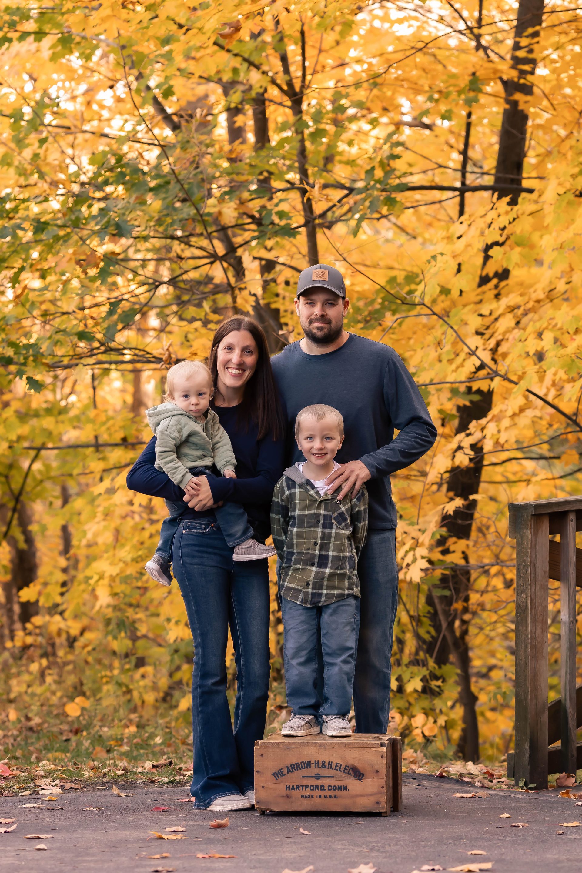Drew Thomes, Owner of Twin Cities Concrete Demolition, with his family