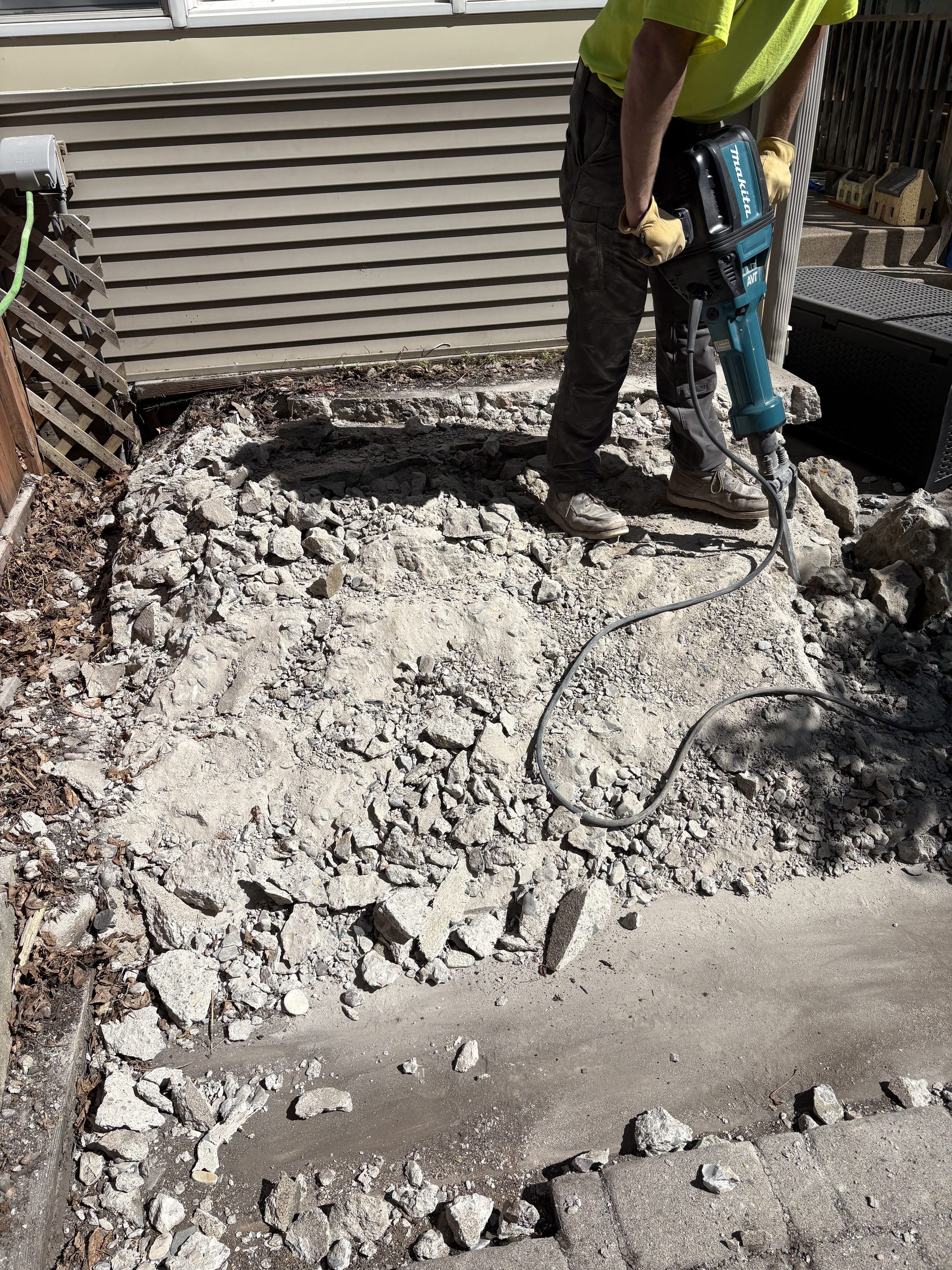 Deck demolition and excavation site prep Minneapolis MN