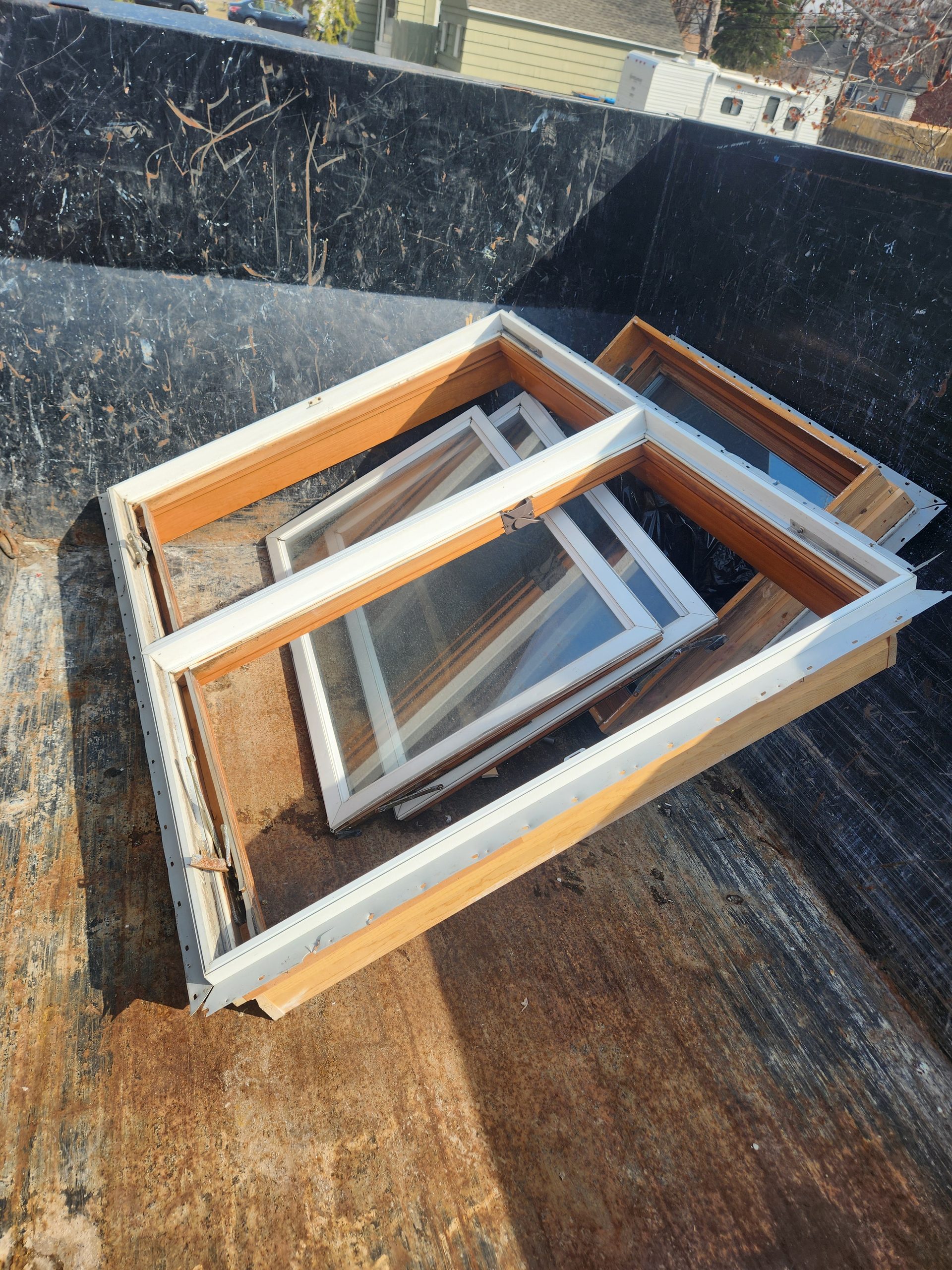 Window and material removal Minneapolis MN